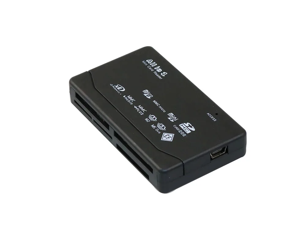 Все в одном кардридер памяти USB внешний SD SDHC Mini Micro M2 MMC XD CF ридер для MP3 цифровой