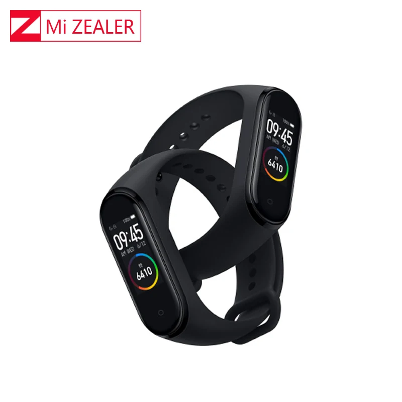 Глобальная версия Xiaomi Miband 4 умный Браслет сердечного ритма фитнес 3 цвета AMOLED