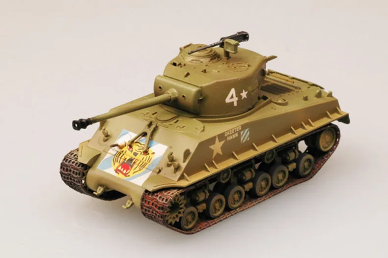 Труба 1: 72 США мировая война M4A3E8 средний танк seventh brigade 36259 Готовая модель продукта