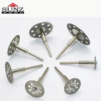 5pcs 16 mm rotary tool fittingsdiamond saw blade suitable for electric drill artisan diamond slice cutting wheel 3mm bar 2pc
