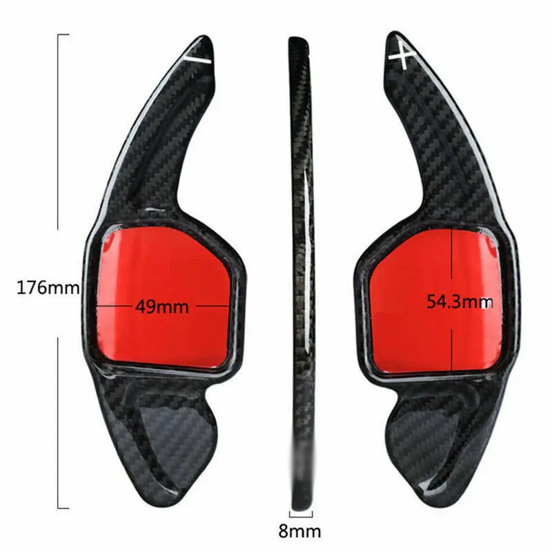 Рычаг переключения передач DSG из углеродного волокна для рулевого колеса