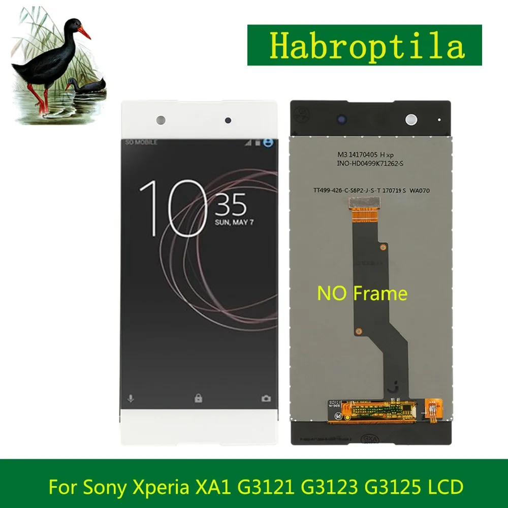 Высокое Качество 5 0 &quotдля sony Xperia XA1 G3121 G3123 G3125 ЖК-дисплей Дисплей с Сенсорный экран