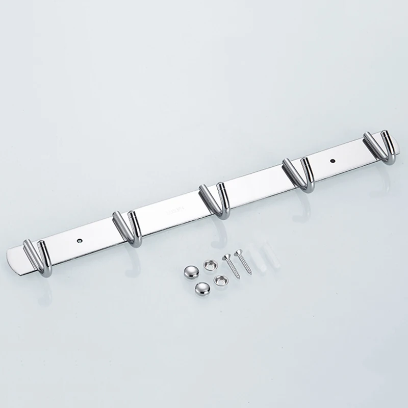 

Stainless Steel Robe Hooks Chrome Plated Clothes Hook Bathroom Towel Hanger Wall Mounted Bathroom accessories