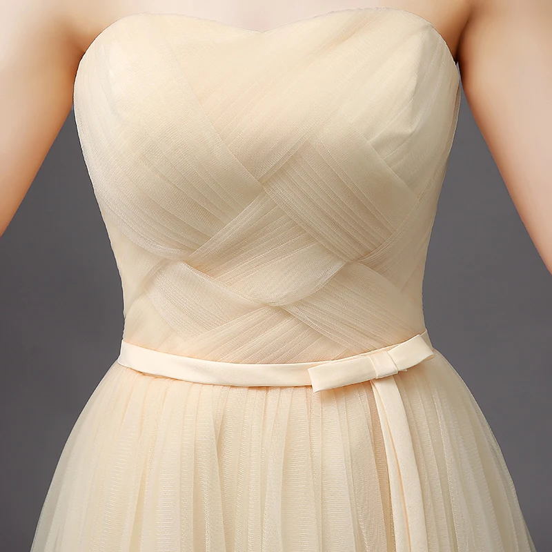 Ruthshen длинное платье подружки невесты сексуальное розовое синее серое цвета