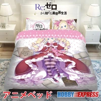 hobby express beatrice re zero japanese bed blanket or duvet cover with pillow covers adp cp1604011