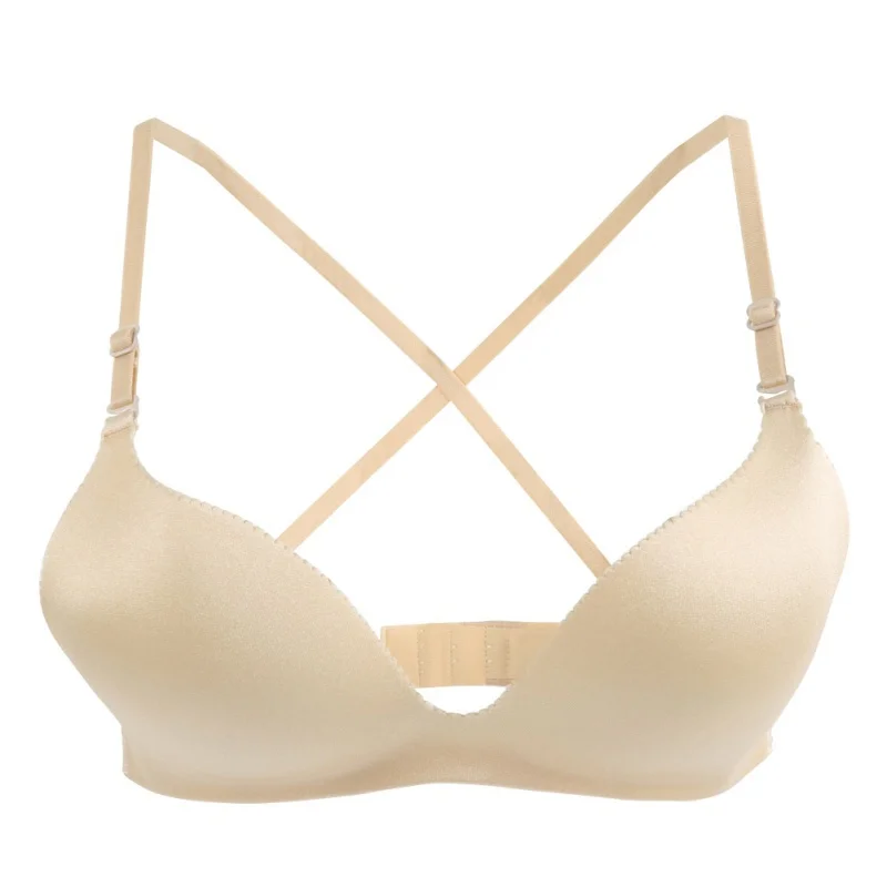 Женское нижнее белье на бретельках бюстгальтер пуш-ап с глубоким v-образным