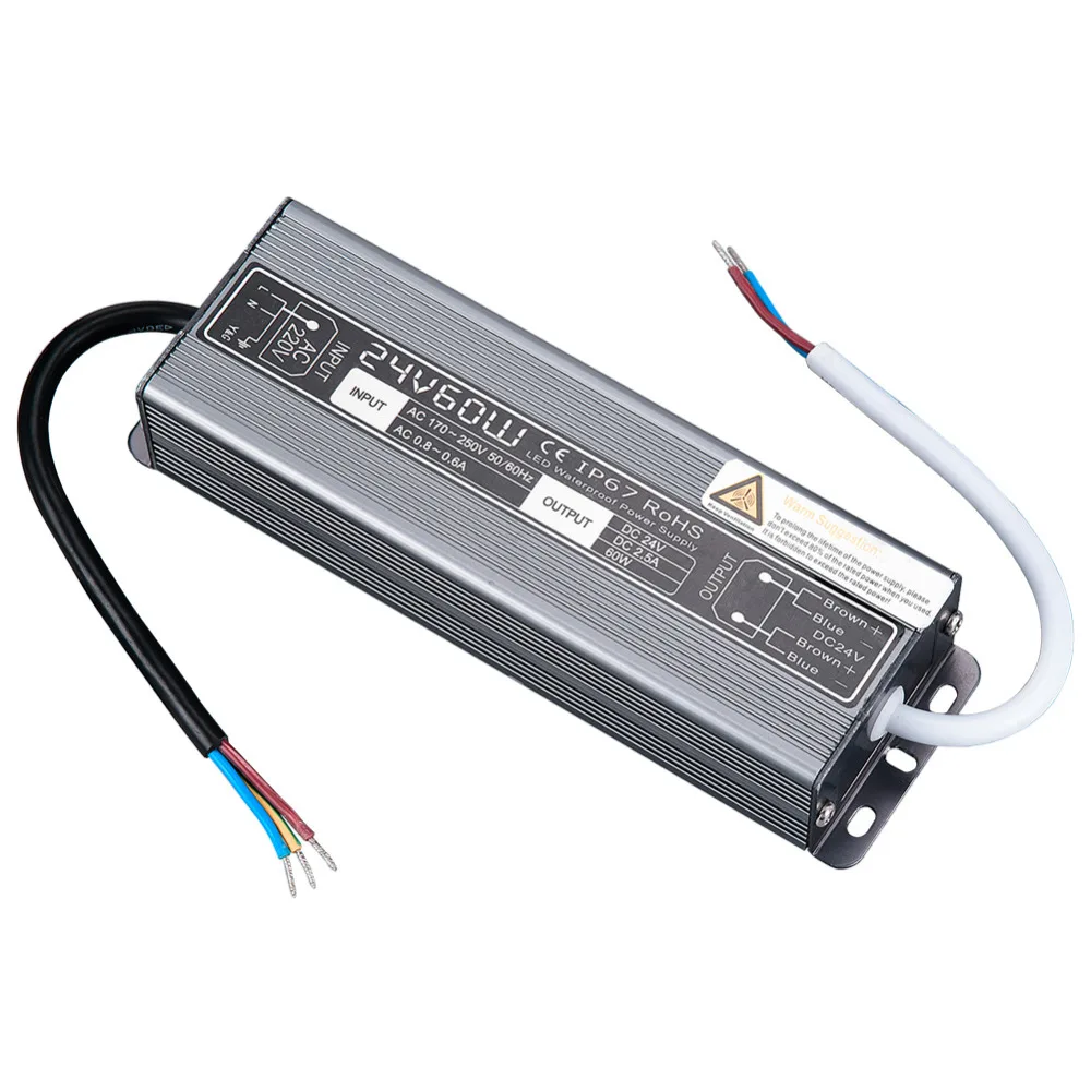 Dc24v 2.5A 60 Вт адаптер питания AC170-260V драйвер освещение трансформатор