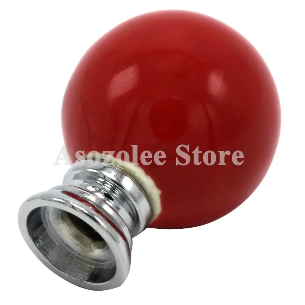 Candy Color Ceramic Cabinet Door Handles Kitchen Cupboard Round Knobs Furniture Dresser Drawer Pulls | Обустройство дома