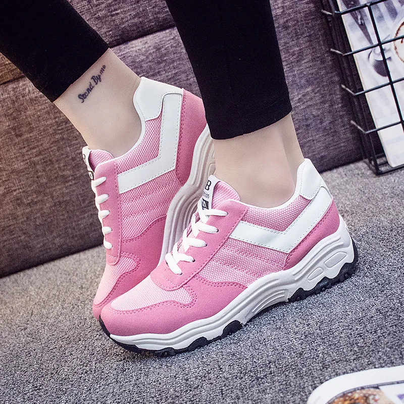 Fitness Sports Shoes Women Walking Ventilation Net Shoes Woman Flat Students Canvas Shoes Wholesale sneakers