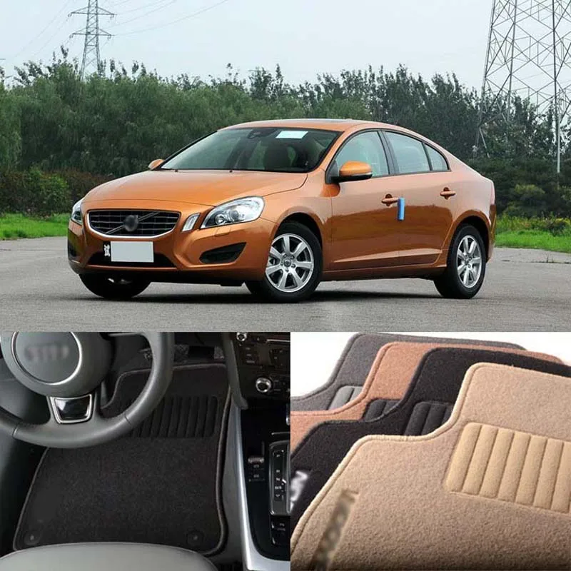 5 шт. автомобильные Нескользящие коврики из нейлона премиум-класса для Volvo S60 2011-2020