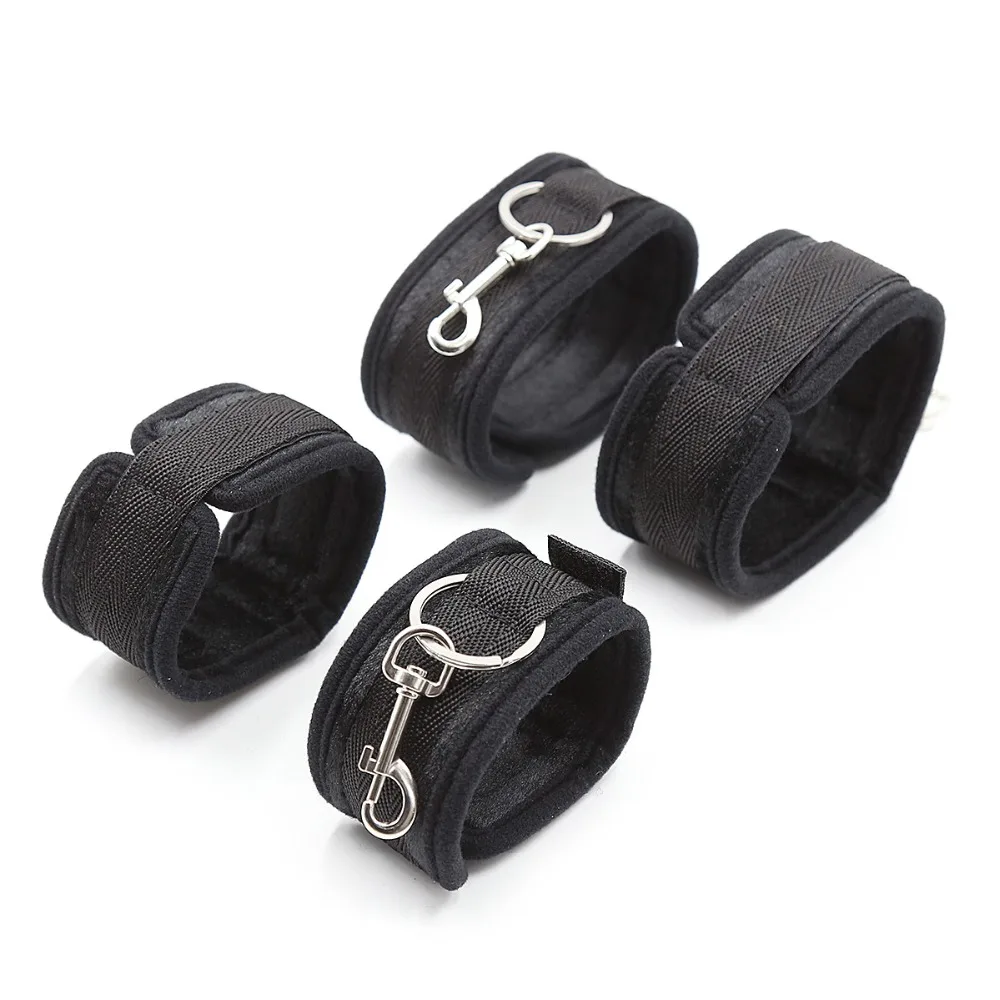 Sex Accessories Set Toys For Adults SM Games Erotic Under Bed BDSM Bondage Restraint Handcuffs Ankle Cuffs Women |