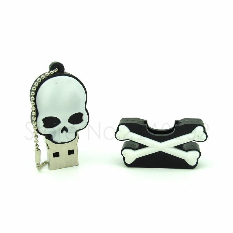 Классный USB флеш накопитель с черепом и скелетом 32 ГБ 16 8 4 Гб|u disk|memory stickflash drive |