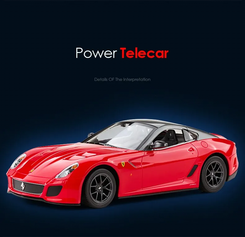 Rastar лицензированный Ferrari 599 GTO 1:14 Электрический высокоскоростной гоночный Радиоуправляемый автомобиль, мини Радиоуправляемый Дрифтерный автомобиль для мальчиков подарок на день рождения 47100