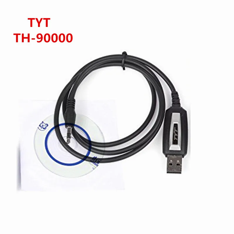 Автомобильный радиоприемник TYT TH 9000D 10km Walkie talkie Профессиональный USB кабель для