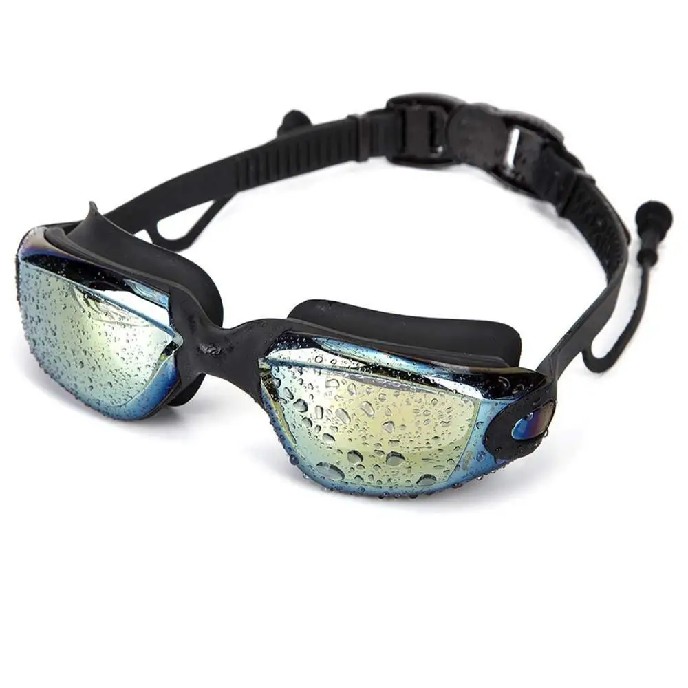 Myopia Swimming Goggles Ear Plug Anti Fog Optical Men Women Professional Prescription Swim Pool Eyewear Natacion Diving Glasses diopter sports myopia swimming goggles anti fog swimming glasses set clear lens optical men women prescription eyewear