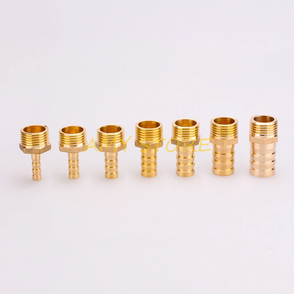 1 шт. латунный воздушный шланг для хвоста диаметр 4 6 8 10 12 14 16 19mm Male Female 1/8 1/4 3/8 1/2 3/4