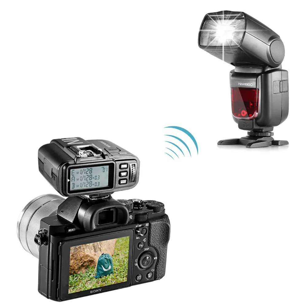 Neewer N1T-S ttl 2,4G 32 Каналы беспроводной триггерный передатчик вспышки для sony/Neewer NW880S NW865S NW400S NW850II/Godox TT685S