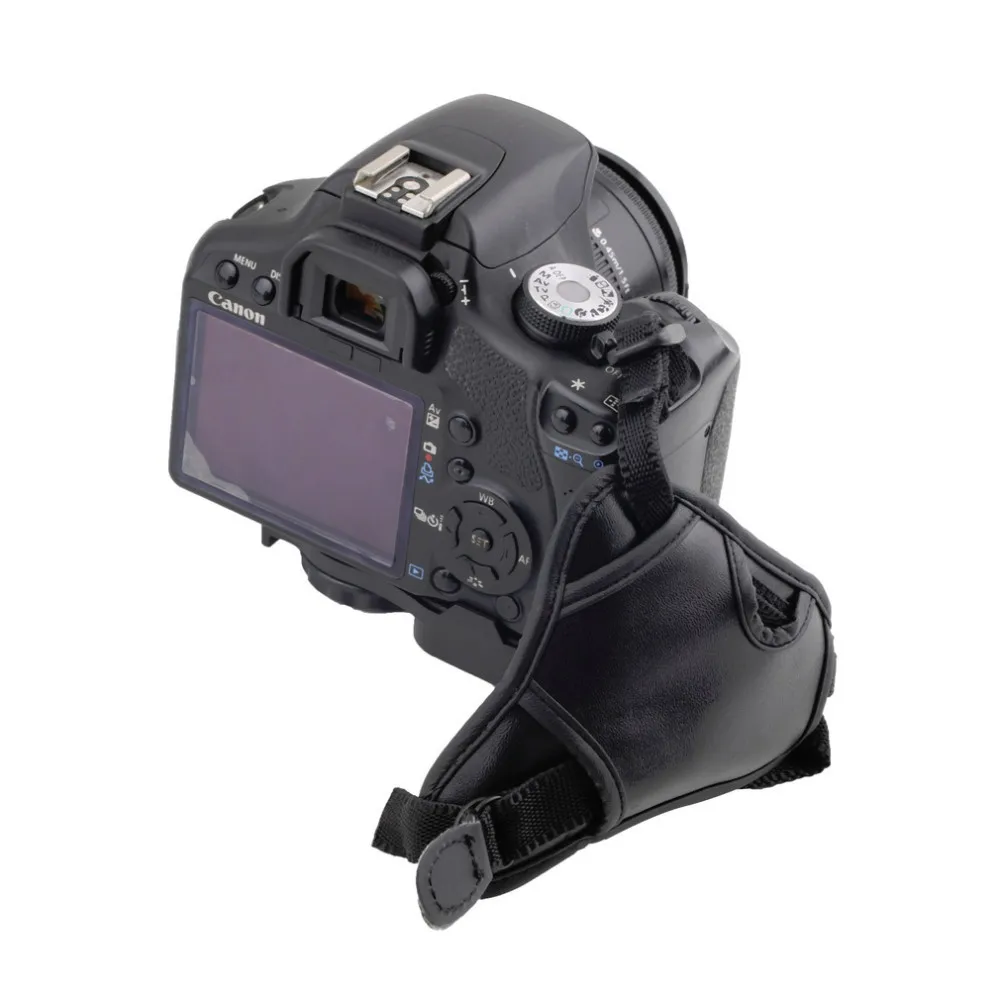 DSLR камера из искусственной кожи Быстрый ремешок на запястье мягкая ручка камера сумка универсальная для Canon для Nikon для sony для Olympus