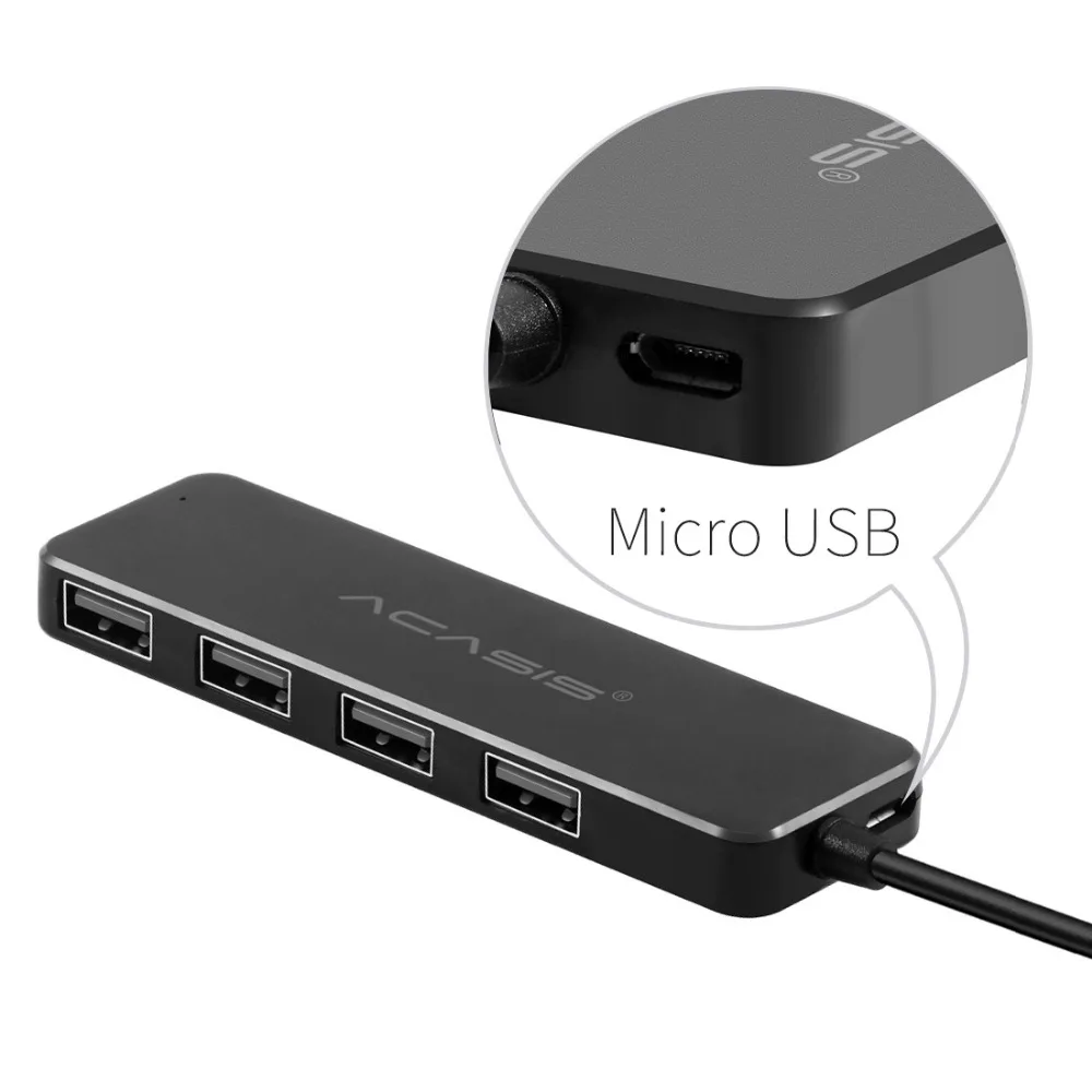 USB 2 0 3 Портативный высокоскоростной концентратор Acasis мультипэ разветвитель для