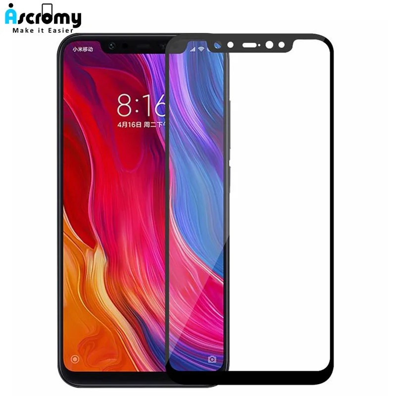 Защитная пленка Ascromy 5D с полным покрытием для Xiaomi Redmi Note 5 pro Plus 6A 5A MI 8 SE A2 A1 6X