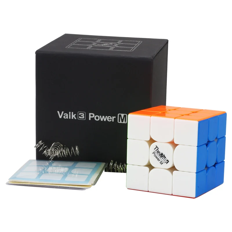 Valk3PowerM-stickerl Valk 3 Valk3 power M Мини Размер куб 3х3 скоростной Магнитный куб Mofangge qiyi соревнования Кубики Игрушки WCA головоломка волшебный куб на магнитах - Цвет: Valk3PowerM-stickerl