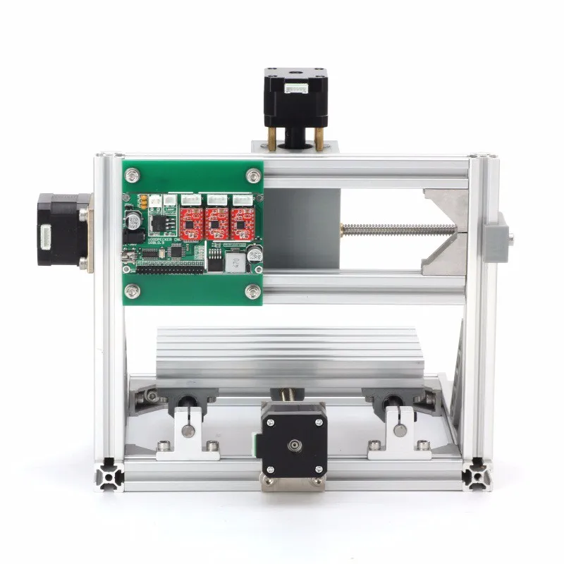 DIY 1610 гравер CNC Rounter трехосевой мини-станок с ЧПУ рабочая зона 16*10*4,5 см PCB фрезерный 3 осевой станок с GRBL управлением