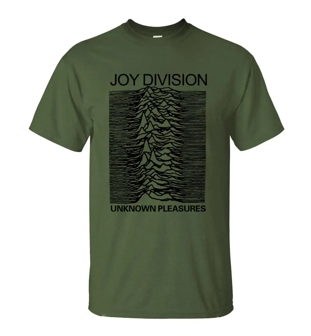 Мужская забавная футболка с графикой Unknown Pleasure популярная уличная коротким