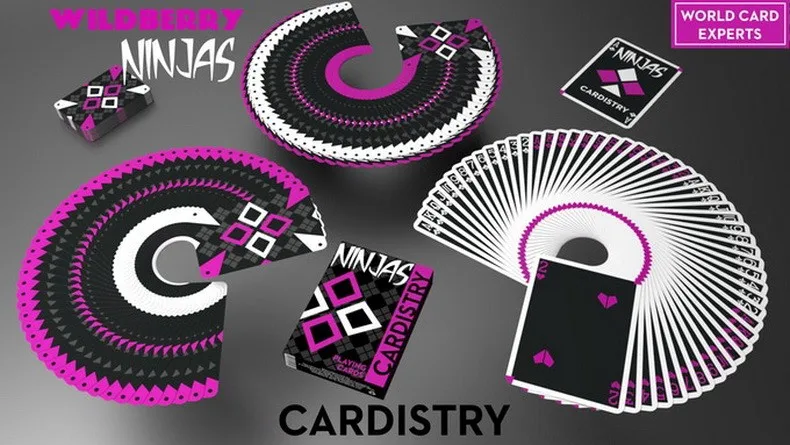 Cardistry Ninjas красные Игральные карты Poker Размер Deck USPCC на заказ Ограниченная серия от