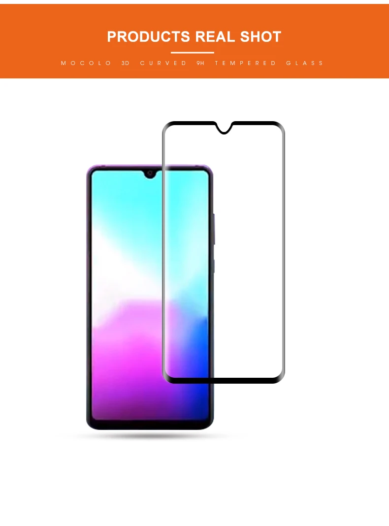 Mocolo 3D стекло для huawei mate 20 Pro стеклянная пленка Полный экран протектор для huawei mate 20 облегченное закаленное стекло градиентный чехол