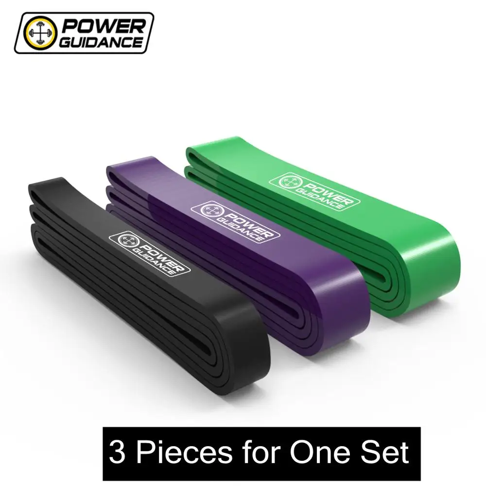 black purple green Power Guidance 3 шт./компл. латексные изделия для фитнеса резиновые Эспандеры резинки для Фитнес оборудование Мощность группа тренировки - Цвет: black purple green