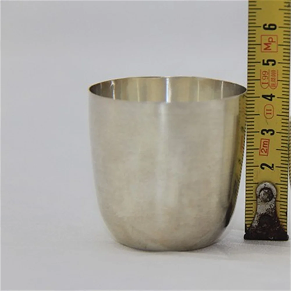 50 мл Серебряный тигель сделанный серебряным шахтным стаканчиком лабораторные