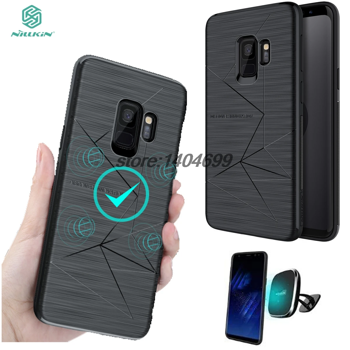 Чехол Nillkin для Samsung Galaxy S9 Plus волшебный QI чехол беспроводного зарядного приемника