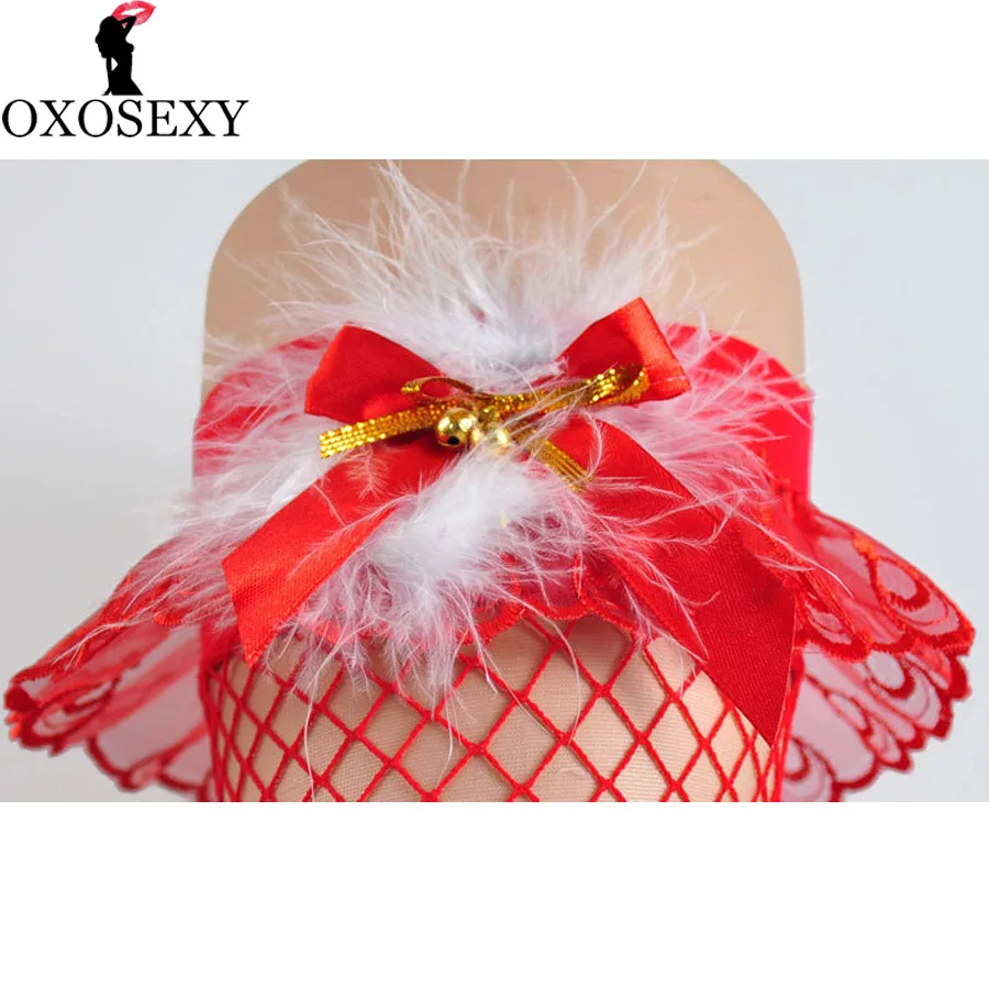 Женские ажурные колготки красные черные до колена 363 | Женская одежда