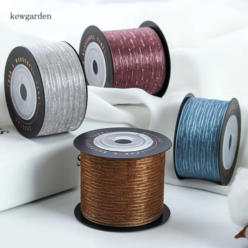 Kewgarden вручную изготовленная лента 1 &quot1 5&quot 25 мм 40 из органзы DIY бант в качестве