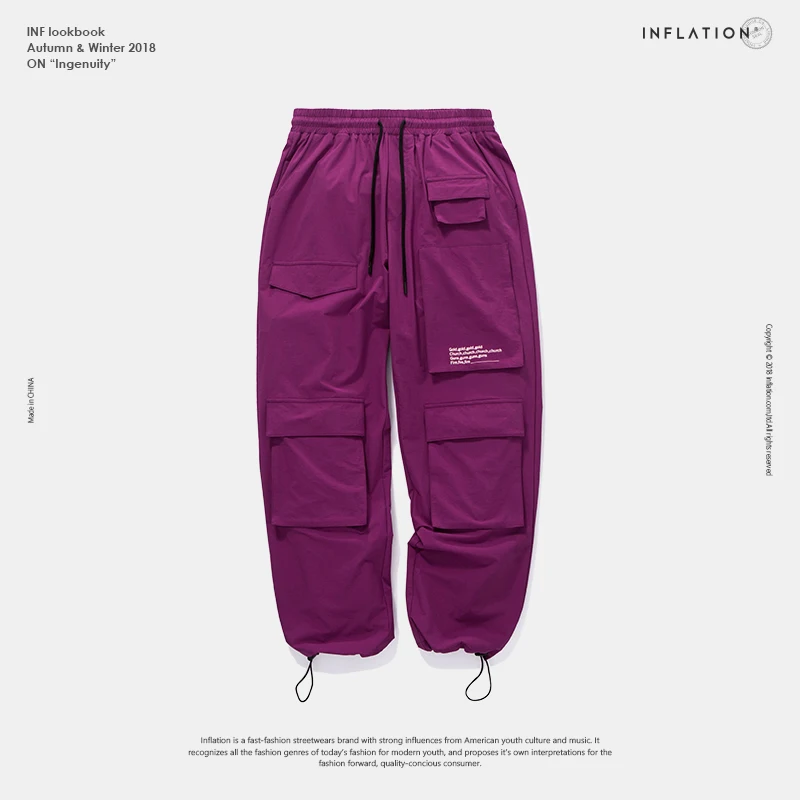 Ветровка с эластичным поясом INFLATION спортивные штаны шаровары повседневные