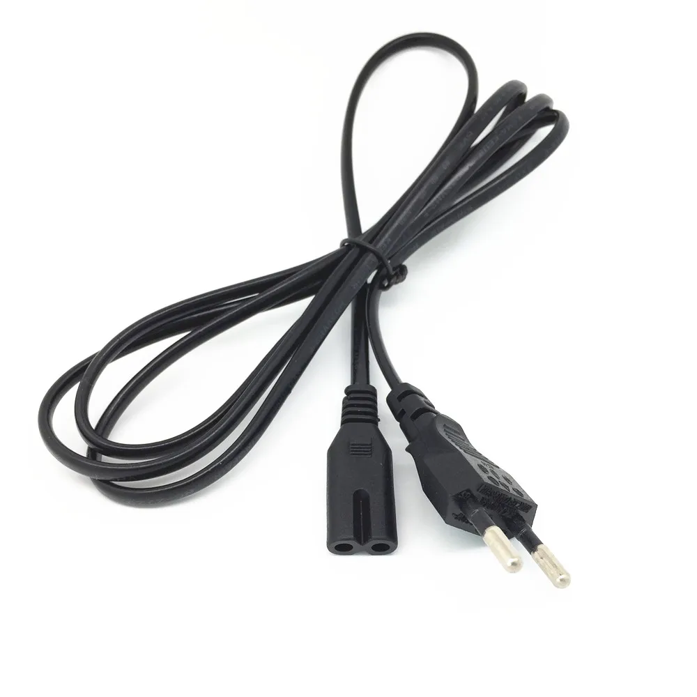 US /EU Plug 2-зубец Мощность шнур питания кабель для объектива с оптическими зумом Casio