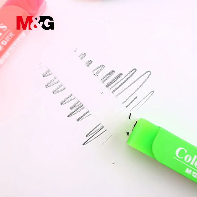 

M&G 4Pcs kawaii fruit erasers for school accessories cute jelly rubber for school student colorful pencil eraser gift for child