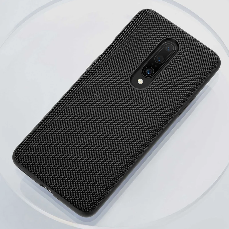 Для Oneplus 7 Pro Чехол для защитная задняя крышка нейлоновый бампер песчаник чехол One