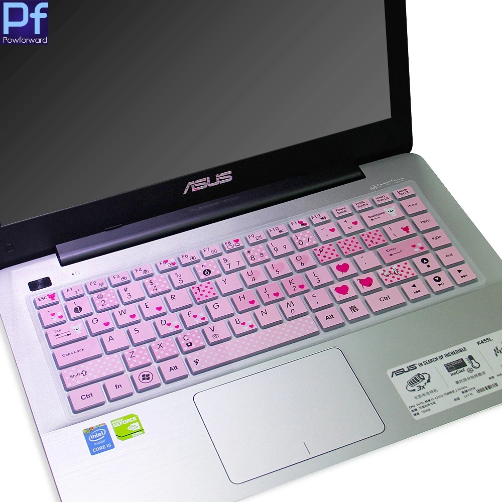 14 дюймовый чехол для клавиатуры ноутбука Защитная пленка Asus A43S A45V A46C a85v R417 N3450 E402B