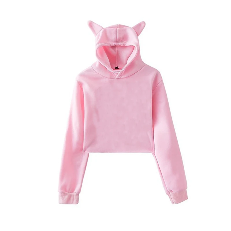 Сейлор Мун Харадзюку Толстовка корейский стиль ulzzang kawaii 90s мультфильм одежда пуловеры новые негабаритные с капюшоном уличная - Цвет: pink