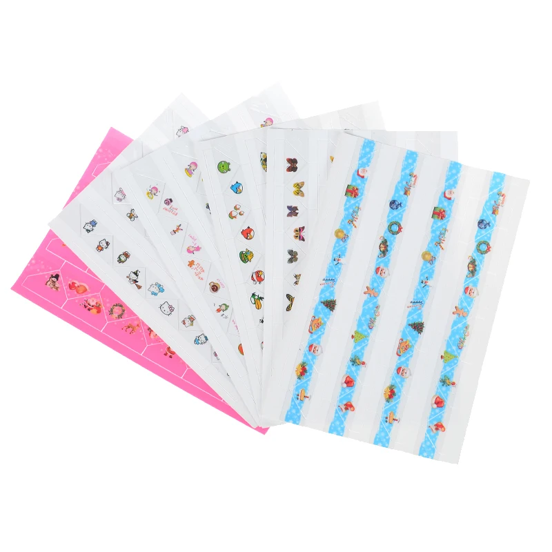 264 шт Мультяшные угловые наклейки красочные милые девушки бабочки DIY Фото