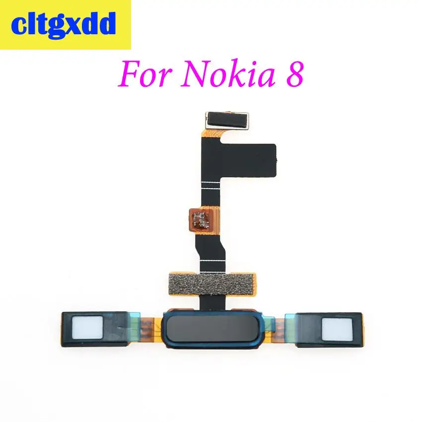 Cltgxdd новый для Nokia 5 6 8 кнопка домой меню назад сенсорный ID датчик отпечатков