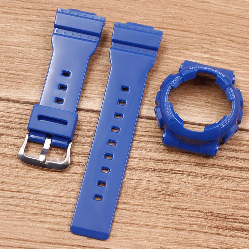 Смотреть аксессуары Дело ремешок для Casio BABY-G серии BA-110 BA-112 120 111 спортивные Водонепроницаемый Для женщин ремешок - Цвет ремешка: blue Blue word