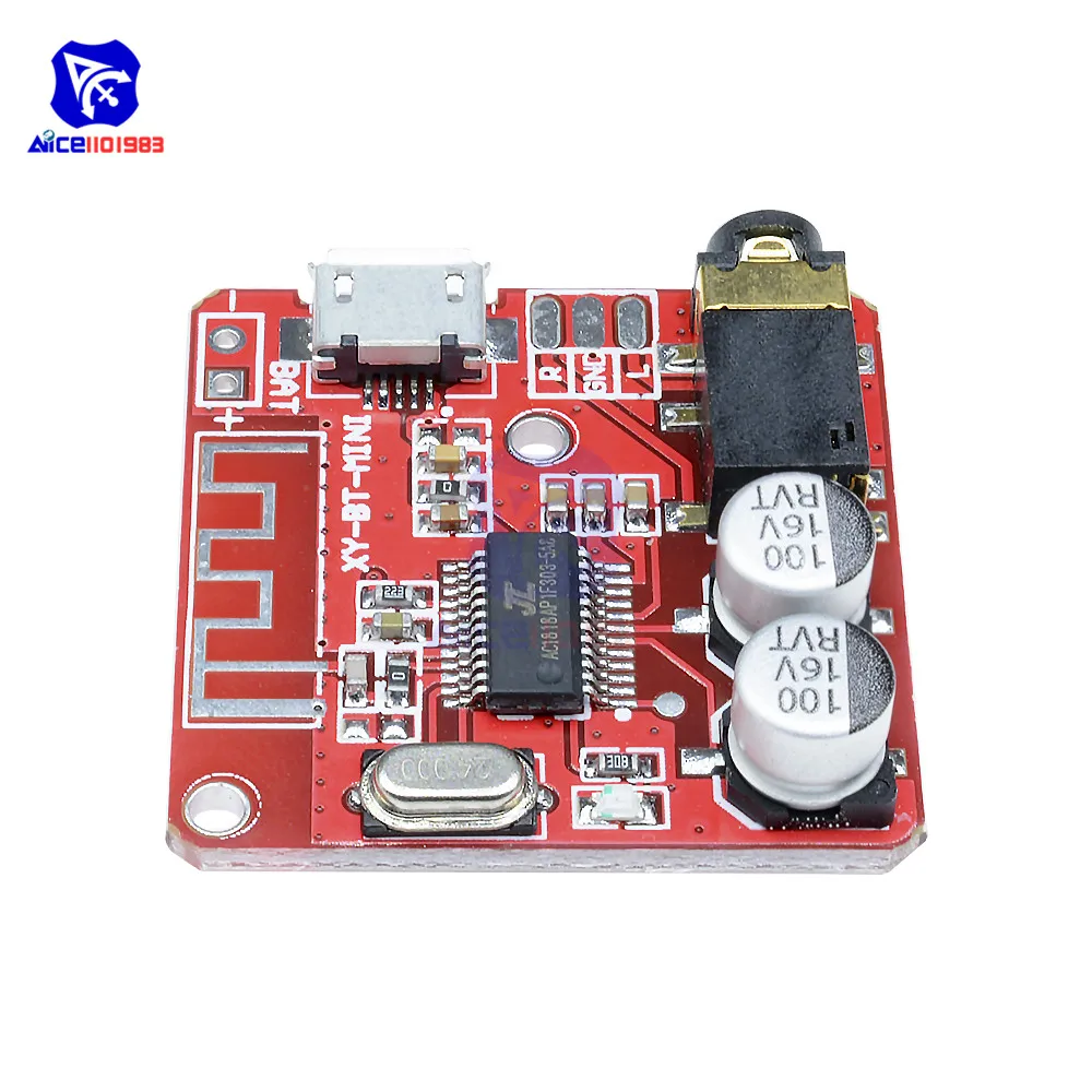 Micro USB мини MP3 Bluetooth 4,1 автомобиля Динамик модуль усилителя декодер не допускающий потерь стерео Выход модуль печатной платы 3,7 V 5V