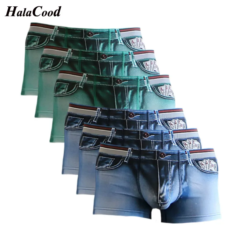 

6Pcs/lot Wholesale High Quality Hot Fashion Sexy Cotton Brand Quality Men's Boxer Shorts Man Home Mr Underwears Male Underpant