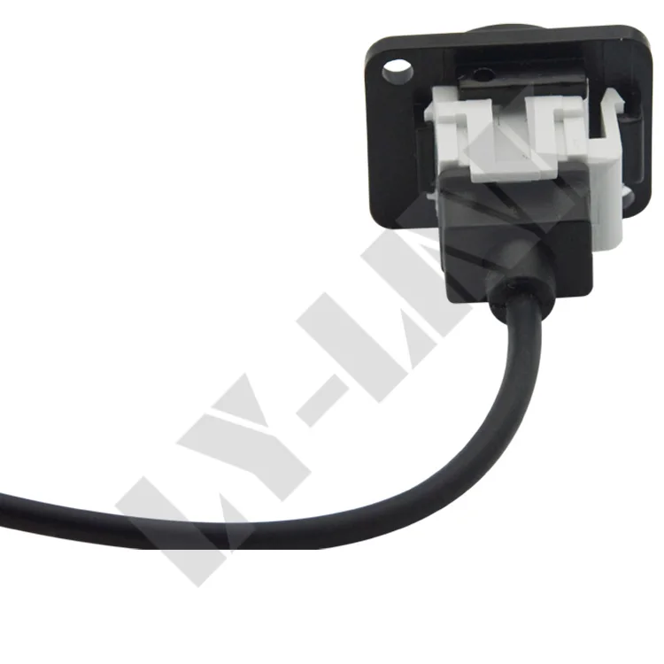 D Тип Металлический USB с задней стороной короткий кабель