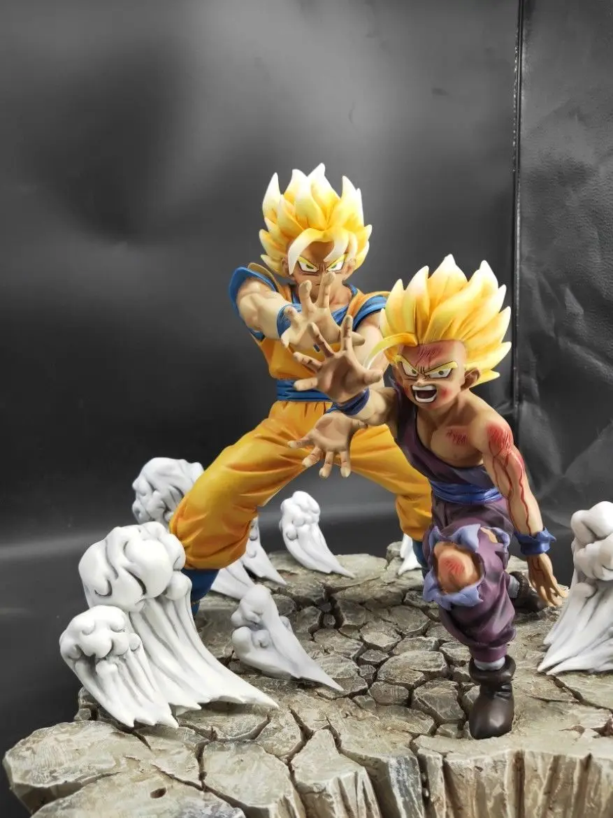 1/6 Dragon Ball Z Son Goku &amp Gohan Statue Resin Model GK Collectible | Игрушки и хобби