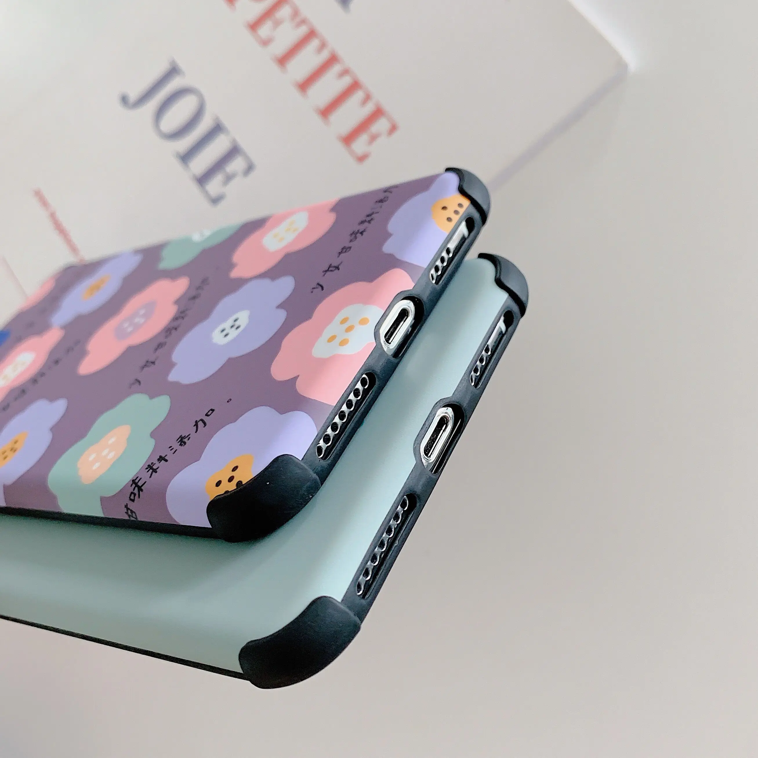 Kickstand Phone Case For iPhone xr Cute X Xs max Beautiful Flower Cover 7 8 plus 6 s Cartoon Lover Hearts |