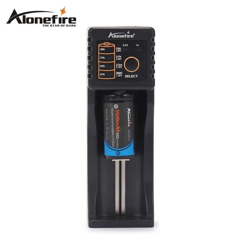 Alonefire MC101 Интеллектуальный литий ионный аккумулятор 3 7 В Ni MH Cd 1 2 USB зарядное