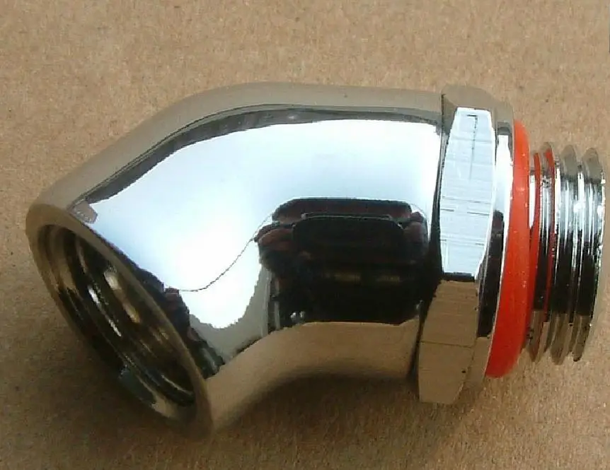 

G 1/4" Adapter Rotate 45 Degrees Elbow for water cooling cooler